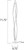 9.75 Inch Floor Lamp – Matte White