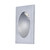 3.25 Inch Outdoor Wall Light – Satin Aluminum