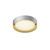 16 Inch Flush Mount – White/Gold