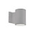 Nordic 5-in Gray LED Exterior Wall Sconce