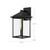 Larchmont 6-in Clear Glass/Textured Black 1 Light Exterior Wall Sconce