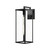 Brentwood 17-in Clear Glass/Textured Black 1 Light Exterior Wall Sconce