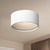Lucci 5-in White LED Flush Mount