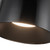 Etta 13-in Jet Black LED Flush Mount