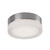 Bedford 6-in Brushed Nickel/Frosted LED Flush Mount