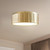 Kensington 12-in Vintage Brass LED Flush Mount