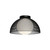 Haven 12-in Matte Black/Opal Matte Glass 1 Light Flush Mount