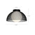 Haven 12-in Matte Black/Opal Matte Glass 1 Light Flush Mount