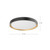 Essex 20-in Black/White LED Flush Mount