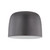 Cayne 12-in Black/White LED Flush Mount