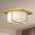 Regalo 10-in Brushed Gold/Opal Glass LED Flush Mount