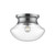 Marcel 11-in Chrome 1 Light Flush Mount