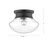 Marcel 11-in Chrome 1 Light Flush Mount