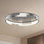 Anello Minor 19-in Brushed Nickel LED Flush Mount