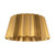 Plisse 14-in Aged Gold 2 Lights Flush Mount