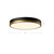 Adelaide 15-in Aged Gold/White LED Flush Mount