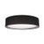 Dalton 20-in Black LED Flush Mount