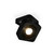 Solo 5-in Black LED Flush Mount