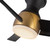 Thalia 54-in Brushed Gold/Matte Black LED Hugger Fan