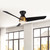 Thalia 54-in Brushed Gold/Matte Black LED Hugger Fan