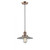 Halophane - 1 Light - 9 inch - Antique Copper - Cord hung - Mini Pendant