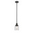 Bell - 1 Light - 5 inch - Oil Rubbed Bronze - Stem Hung - Mini Pendant