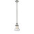 Bellmont - 1 Light - 7 inch - Polished Nickel - Stem Hung - Mini Pendant