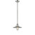 Halophane - 1 Light - 9 inch - Polished Nickel - Stem Hung - Mini Pendant