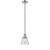 Cone - 1 Light - 6 inch - Polished Nickel - Stem Hung - Mini Pendant