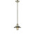 Railroad - 1 Light - 8 inch - Polished Nickel - Stem Hung - Mini Pendant