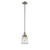 Canton - 1 Light - 7 inch - Brushed Satin Nickel - Stem Hung - Mini Pendant