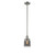 Bell - 1 Light - 5 inch - Brushed Satin Nickel - Stem Hung - Mini Pendant