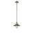 Railroad - 1 Light - 8 inch - Brushed Satin Nickel - Stem Hung - Mini Pendant