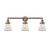 Bellmont - 3 Light - 30 inch - Antique Copper - Bath Vanity Light