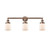 Bell - 3 Light - 30 inch - Antique Copper - Bath Vanity Light