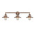 Railroad - 3 Light - 32 inch - Antique Copper - Bath Vanity Light