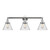 Cone - 3 Light - 32 inch - Polished Chrome - Bath Vanity Light
