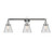 Cone - 3 Light - 30 inch - Polished Chrome - Bath Vanity Light
