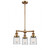 Bell - 3 Light - 19 inch - Brushed Brass - Stem Hung - Chandelier