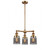 Bell - 3 Light - 19 inch - Brushed Brass - Stem Hung - Chandelier