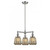 Chatham - 3 Light - 24 inch - Brushed Satin Nickel - Stem Hung - Chandelier