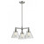 Cone - 3 Light - 22 inch - Brushed Satin Nickel - Stem Hung - Chandelier