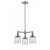 Bell - 3 Light - 19 inch - Brushed Satin Nickel - Stem Hung - Chandelier