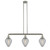 Geneseo - 3 Light - 38 inch - Brushed Satin Nickel - Stem Hung - Adjustable Island Light