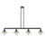 Halophane - 4 Light - 53 inch - Oil Rubbed Bronze - Stem Hung - Island Light