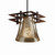 Metropolis 1-Light Small Pendant (2 Flat Bars)