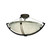 24" LED Semi-Flush Bowl w/ Crossbar