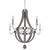Sharlow 31 Inch Chandelier – Chrome – 300482CH