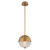 Portland 10 Inch Pendant – Winter Brass – 512112WB