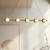 Elixir 48-in Brushed Gold LED Linear Pendant